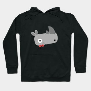 Rhinoceroses with bow ties Hoodie